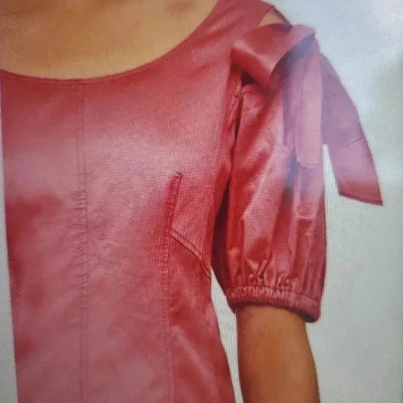 REBECCA TAYLOR SATEEN TOP - Picture 5 of 7